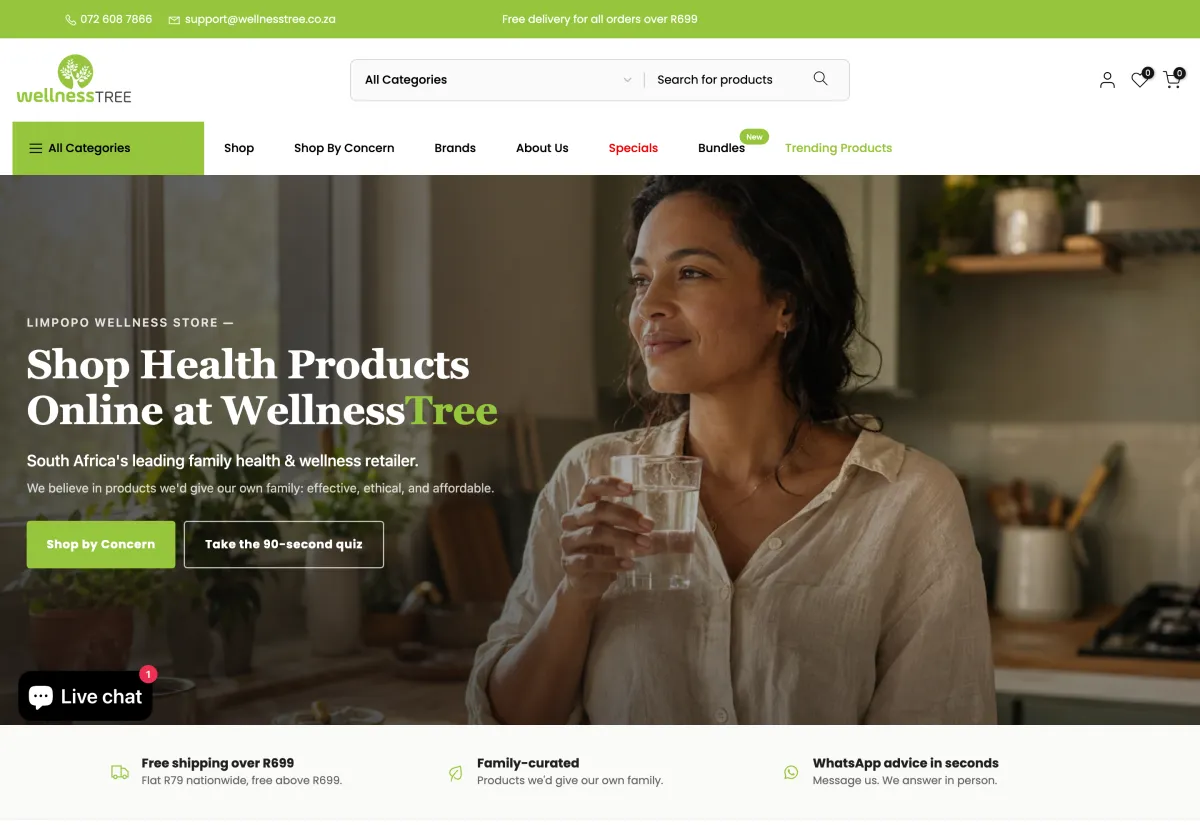 WellnessTree website